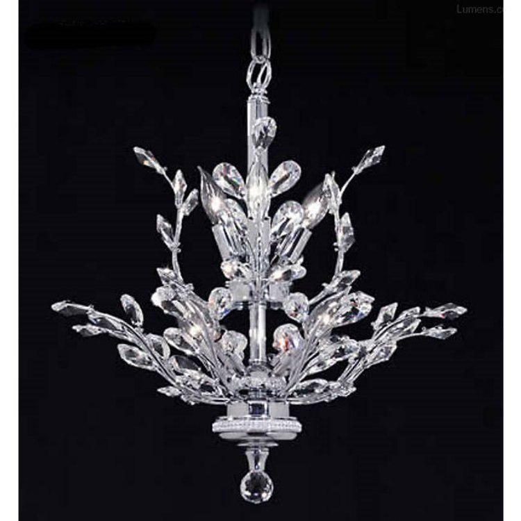 Foto para 1560w (26 x 60w) 38" Florale 26-Light E12 Silver Entry Imperial Crystal Chandelier
