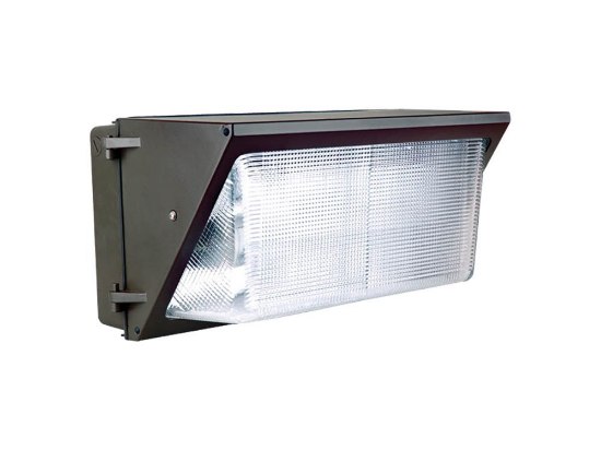 Picture of 59w ≅400w 7128lm 40K Forward Throw No-Visor LED Bronze Wallpack