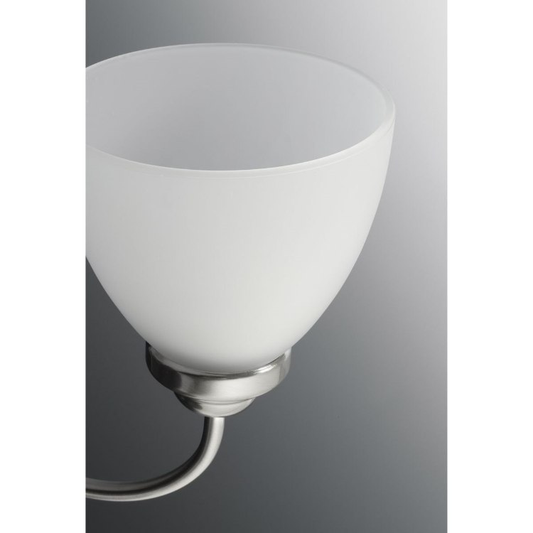 Foto para 500w 26" Heart 5 Light MED Antique Bronze Etched Glass Chandelier