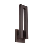 Picture of 22w  790lm 30K 18" Forq Outdoor LED WW Bronze Wall Sconce