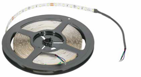 Foto para 1.3w/ft 30' 24v Color Changing RGB Flexible Linear Tape Light Roll