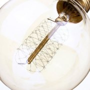 Picture of 60w 250lm 22k Vintage Edison Incandescent Antique Dimmable Squirrel Cage Filament E27 Spiral Globe G80 Light Bulb