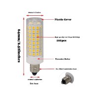 Picture of 7.5w ≅100w 2.52" (64mm) 850lm 30k E11 JD T3/T4 Appliance Replacement Dimmable WW LED Light Bulb