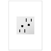 Foto para 15a adorne White 2-Module Tamper Resistant Duplex Outlet