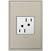 Foto para 15a adorne White 2-Module Tamper Resistant Duplex Outlet