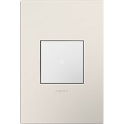 Foto para adorne Plastics Satin Light Almond 1-Gang Wall Plate