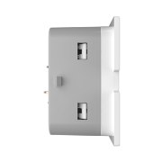 Foto para 15a 3" adorne White 2-Outlet Modular Outlet