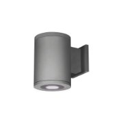 Foto para 11w 206lm 40K 7" Tube Architectural Outdoor 1-Light Ultra Narrow Beam Toward the Wall High Performance facade Graphite NW LED Wall Sconce