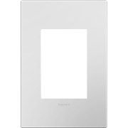 Foto para adorne Plastics Powder White 1-Gang 3 Module Wall Plate