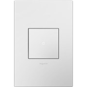 Foto para adorne Plastics Gloss White 1-Gang Wall Plate