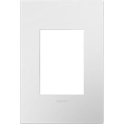 Foto para adorne Plastics Gloss White 1-Gang 3 Module Wall Plate