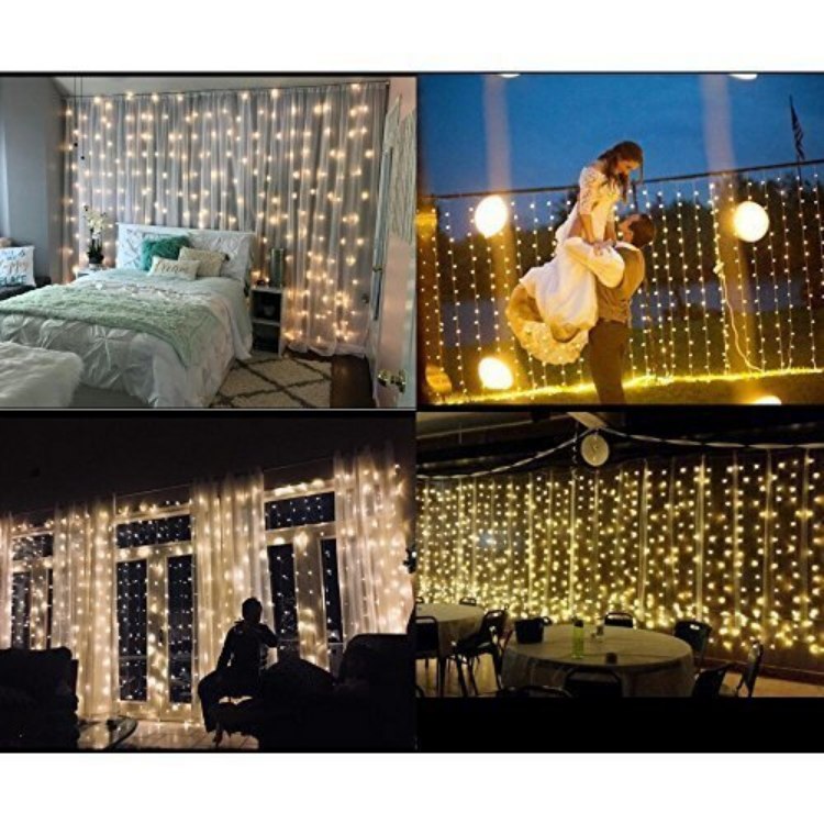 Foto para 9.8 x 6.6 ft (3 x 2 m) 300-Light Decorative Outdoor/Indoor WW Controllable LED String Light