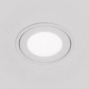 Foto para 5w 200lm 27k 3" 24v White Undercabinet Dimmable Edge-lit SW LED Button Light