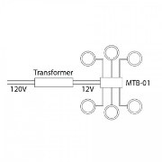 Foto para 12.5a 3" Multiple Terminal Block