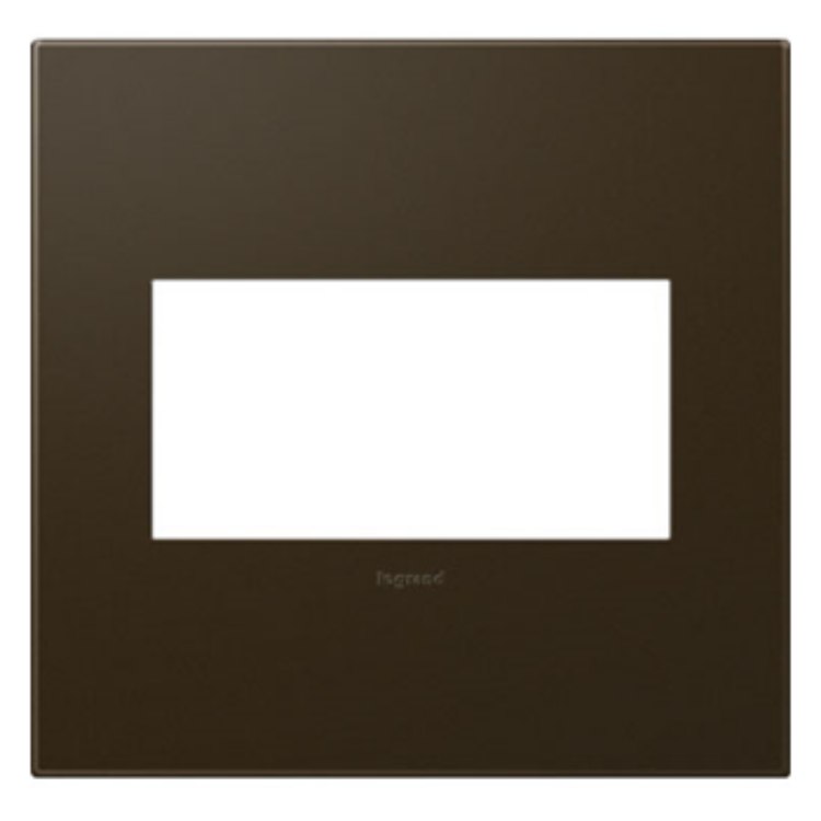 Foto para adorne Plastics Bronze 2-Gang Wall Plate