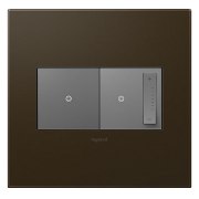 Foto para adorne Plastics Bronze 2-Gang Wall Plate