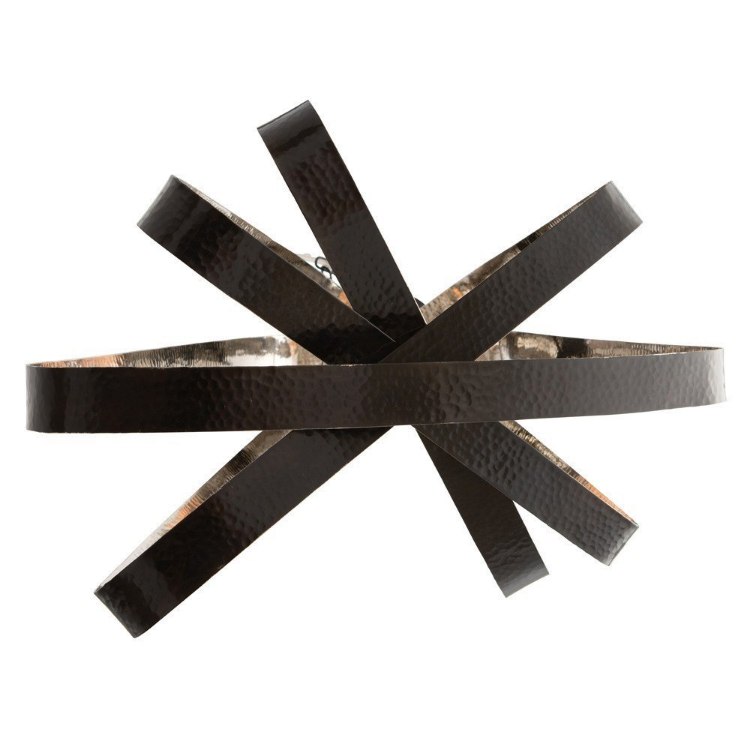 Foto para 60w 19" Adele English Bronze & Polished Nickel Brass 1-Light E26 A19 Pendant