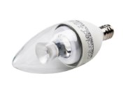 Picture of 5w ≅40w 325lm 50k 120v E12 Candle Blunt Dimmable CW LED Light Bulb