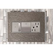 Foto para 15a adorne Magnesium Wi-Fi Ready 2-Module Tamper Resistant Duplex Outlet