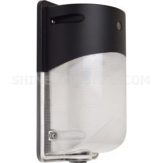 Foto para 13w ≅75w 1047lm 40K 120v 8½" Photocell Inc. IP65 Outdoor NW LED Security Wall Light