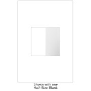 Foto para adorne White Half-Module Blank Insert