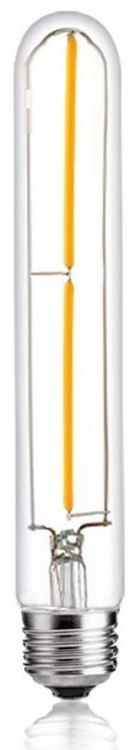 Foto para 4w 400lm 27k 7.2" Clear Vintage Edison Antique Nostalgic Dimmable Filament E26 T10/T30 Tube SW LED Light Bulb