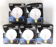 Picture of 40w 27k Clear Candelabra E12 Globe G16.5 Incandescent Dimmable Bath & Vanity Light Bulb