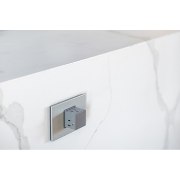 Foto para adorne Cast Metals Brushed Stainless Steel 1-Gang 2-Module Wall Plate