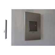 Foto para adorne Cast Metals Brushed Stainless Steel 1-Gang 2-Module Wall Plate