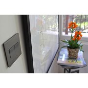 Foto para adorne Cast Metals Brushed Stainless Steel 2-Gang Wall Plate