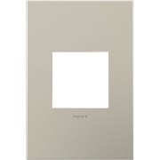 Foto para adorne Cast Metals Satin Nickel 1-Gang 2-Module Wall Plate