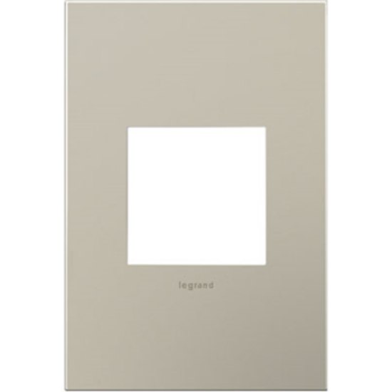 Foto para adorne Cast Metals Satin Nickel 1-Gang 2-Module Wall Plate