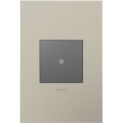 Foto para adorne Cast Metals Satin Nickel 1-Gang 2-Module Wall Plate