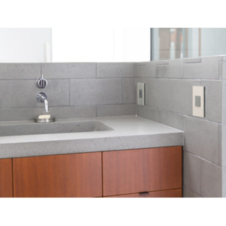 Picture of adorne Cast Metals Satin Nickel 1-Gang 2-Module Wall Plate