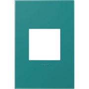 Foto para adorne Plastics Turquoise Blue 1-Gang 2 Module Wall Plate