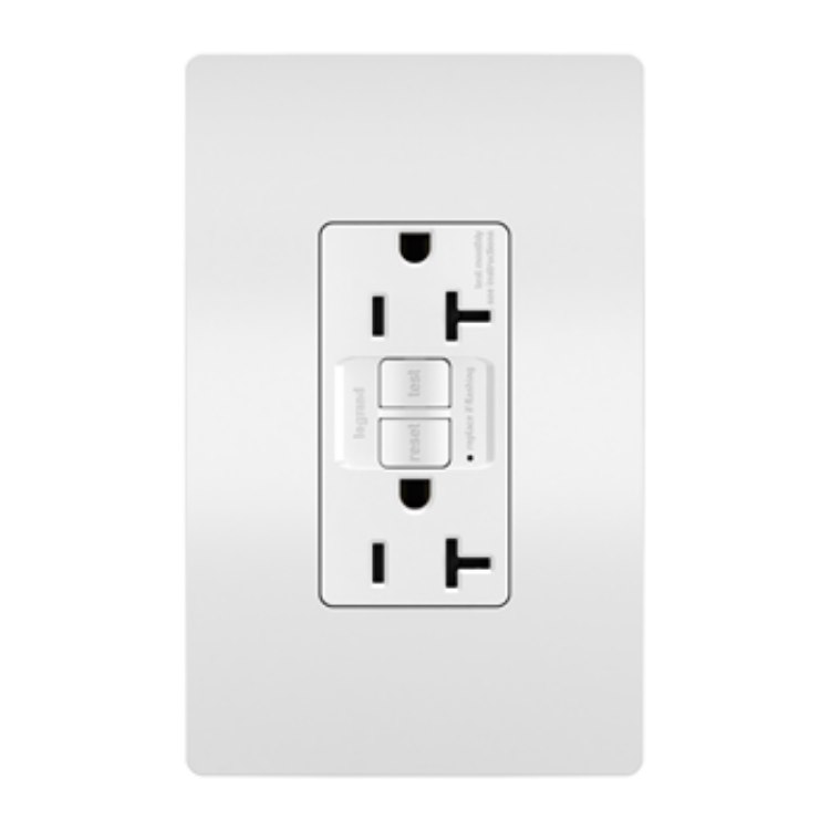 Foto para 20a radiant White Spec-Grade Tamper Resistant GFCI Duplex Outlet