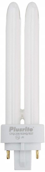 Picture of 13w 5.4" 27k 900lm G24Q-1 SW CFL T4 Quad Double Tube