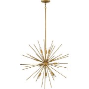 Foto para 60w Chandelier Tryst CAND Burnished Gold Stem Hung Pendant