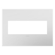 Foto para adorne Plastics Powder White 3-Gang Wall Plate