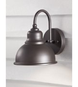 Picture of 100w Darby 9" Oil Rubbed Bronze 1-Light Outdoor Wall Sconce