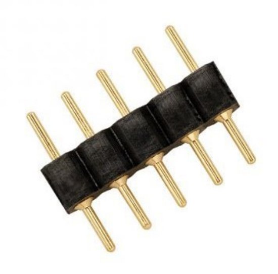 Picture of InvisiLED Black Tape Light 5-pin Male-Male Connector (50-pack)