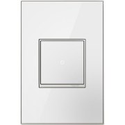 Foto para adorne Real Materials Mirror White 1-Gang Wall Plate