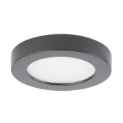 Foto para 5w 200lm 27k 3" 24v Black Undercabinet Dimmable Edge-lit SW LED Button Light