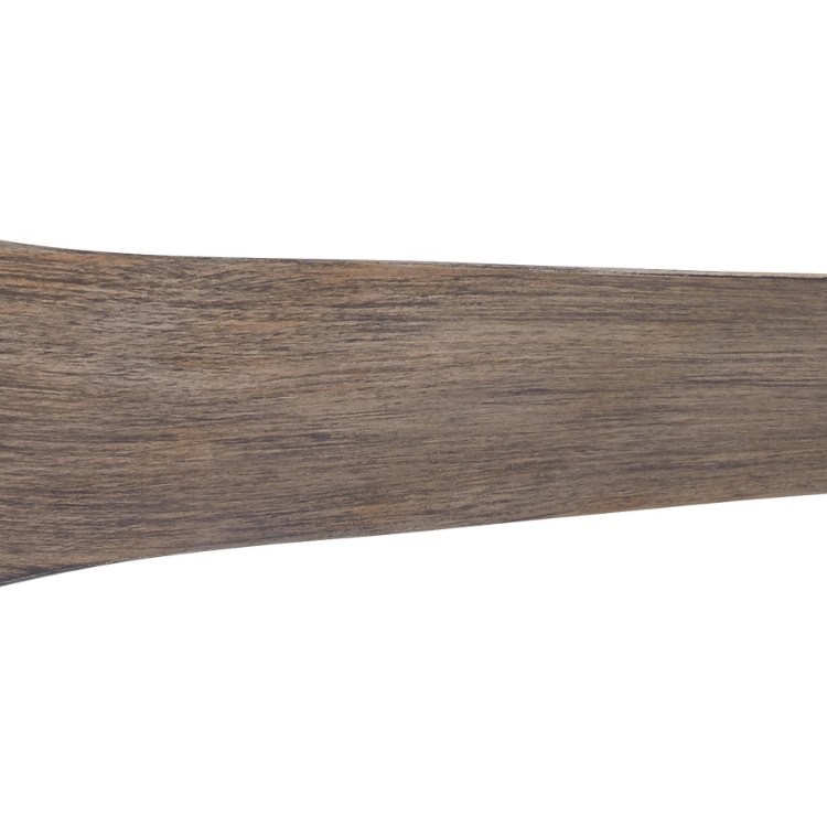 Foto para 65w 60" Triple Brushed Steel with Urban Light Oak Blades Ceiling Fan