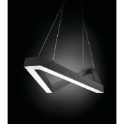 Picture of 15w 1154lm 32"x14" Magnus Charcoal Powder Coated Integrated WW LED Pendant