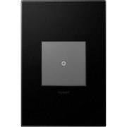 Foto para adorne Plastics Graphite 1-Gang Wall Plate