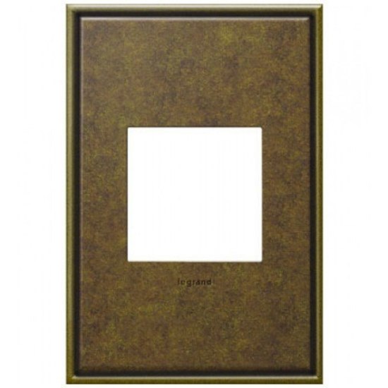 Foto para adorne Cast Metals Aged Brass 1-Gang 2-Module Wall Plate