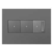 Foto para adorne Plastics Magnesium 3-Gang Wall Plate