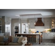 Picture of 75w 8" Tao Brushed Nickel Med A19 1-Light Pendant