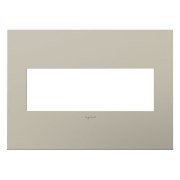 Foto para adorne Cast Metals Satin Nickel 3-Gang Wall Plate